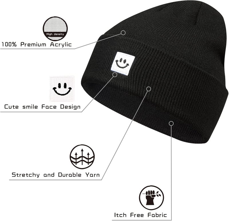 Paladoo Knit Beanie Hat for Men/Women 2Pack - Image 4